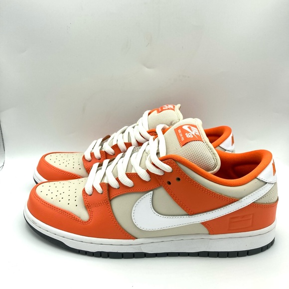 Nike SB Low Dunk Pro Orange Box White Sz 10 Rare shoes sneakers new no box main image 15